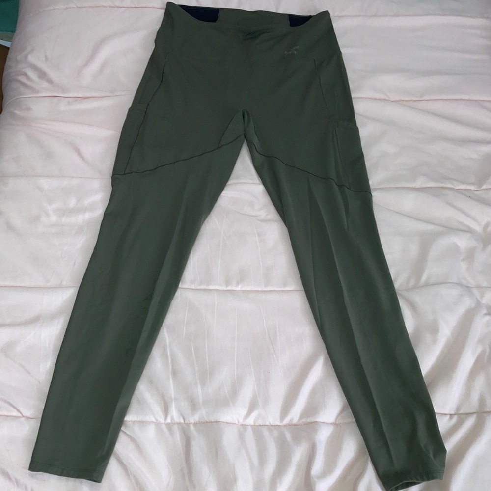 Arc'teryx Olive and Black Leggings